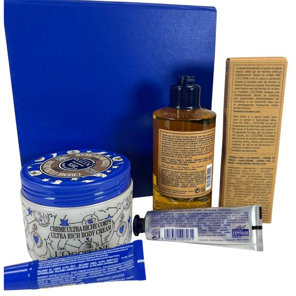 L’OCCITANE x CASTELBAJAC Gift Set Shea Butter Oil Body Cream Hand Cream Boxed - Picture 3 of 5